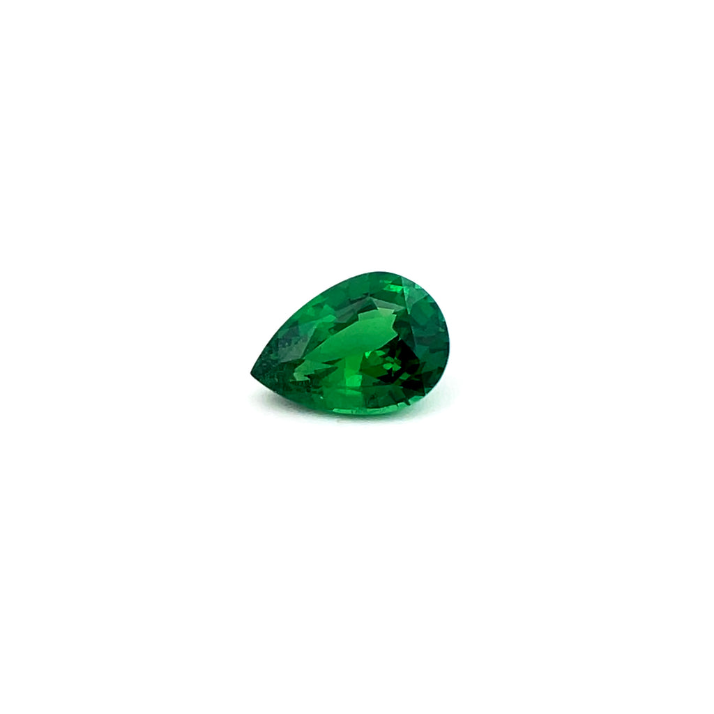 1.13cts Natural Green Tsavorite Garnet Gemstone - Pear Shape - 26851RGT