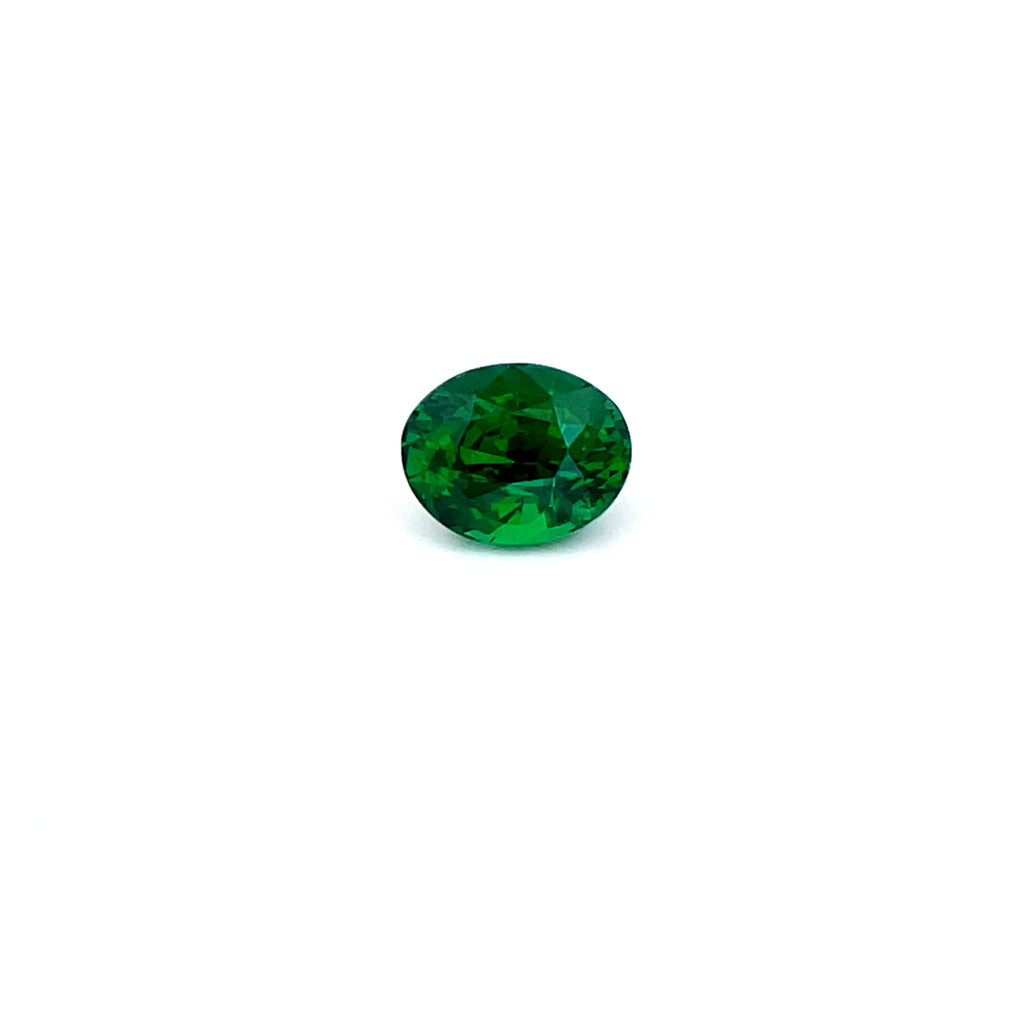 1.03cts Natural Green Tsavorite Garnet Gemstone - Oval Shape - 26853RGT