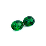 3.14cts Natural Green Tsavorite Garnet Gemstone Pairs - Oval Shape - 26854RGT 