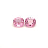 2.04cts Natural Sakura Pink Burma Spinel Gemstone Pair - Cushion Shape - 26885RGT