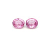 2.07cts Natural Sakura Pink Burma Spinel Gemstone Pair - Oval Shape - 26888RGT
