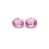 2.07cts Natural Sakura Pink Burma Spinel Gemstone Pair - Oval Shape - 26888RGT