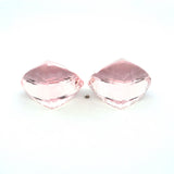 58.52cts Natural Pink Morganite Gemstone Pair - Trilliant Shape - 26896RGT
