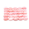 27.41cts 25Pcs Lot Natural Pink Opal Gemstone - 8X6MM Oval Cabochon - RGTPO
