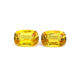 3.89cts Natural Beryllium Yellow Sapphire Gemstone - Cushion Shape - RS