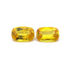 4.15cts Natural Beryllium Yellow Sapphire Gemstone - Cushion Shape - RS