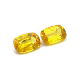 4.15cts Natural Beryllium Yellow Sapphire Gemstone - Cushion Shape - RS