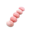 43.65cts 5Pcs Lot Natural Pink Opal Gemstone - 16X12MM Oval Cabochon - RGTPO