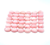 60.15cts 36Pcs Lot Natural Pink Opal Gemstone - 9X7MM Oval Cabochon - RGTPO