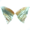 18.47cts Natural Green Orange Butterfly Quartz Carving - BC35