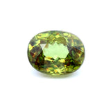 8.45cts Natural Madagascar Green Sphene Gemstone - Oval Shape - D25002