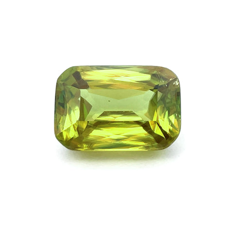 7.18cts Natural Green Sphene Gemstone - Cushion Shape - D25004