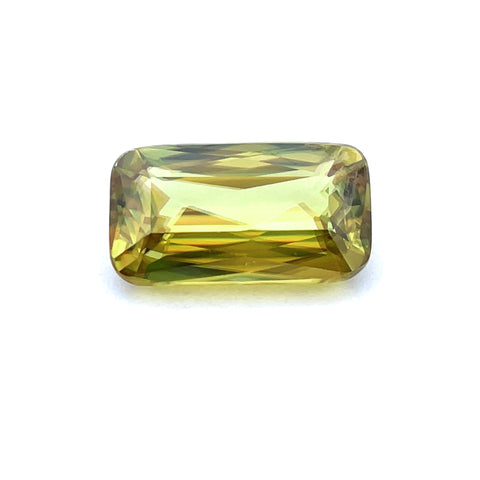 4.60cts Natural Green Sphene Gemstone - Cushion Shape - D25009