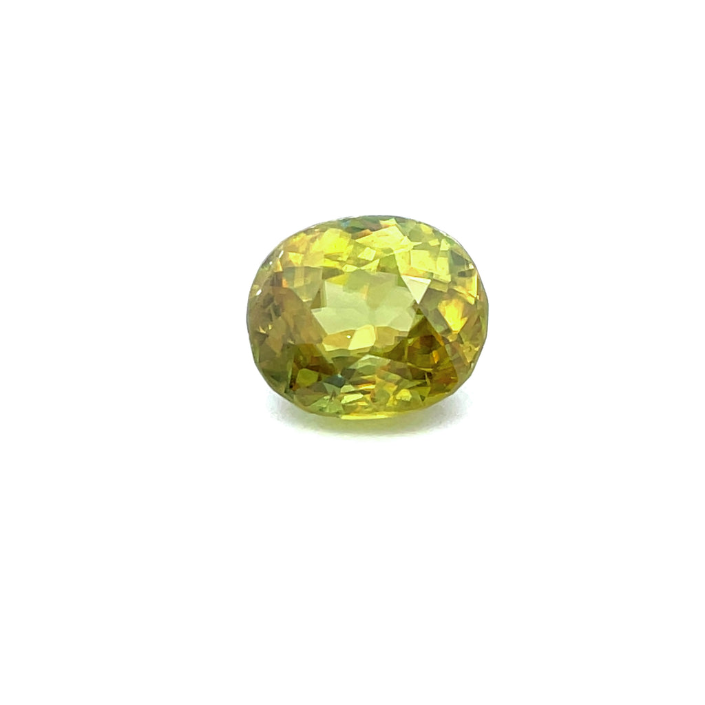 3.10cts Natural Green Sphene Gemstone - Oval Shape - D25013