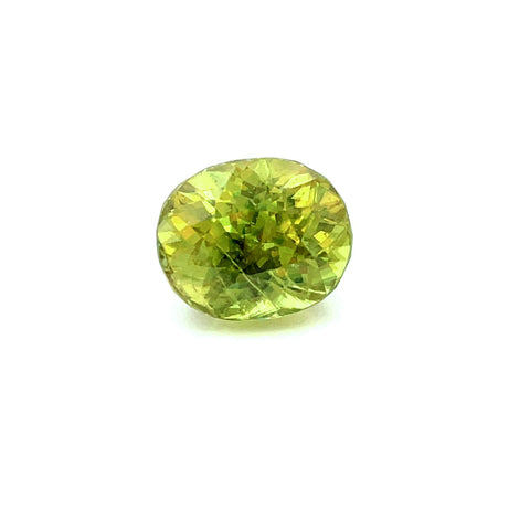 3.81cts Natural Green Sphene Gemstone - Oval Shape - D25014