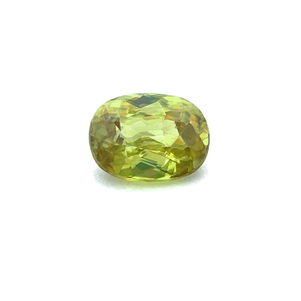 2.85cts Natural Green Sphene Gemstone - Oval Shape - D25018