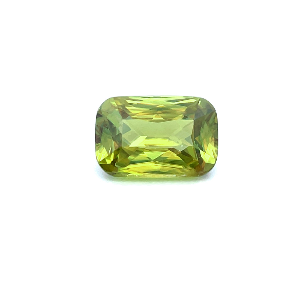2.97cts Natural Green Sphene Gemstone - Cushion Shape - D25020
