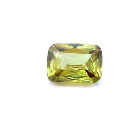 2.93cts Natural Green Sphene Gemstone - Cushion Shape - D25021