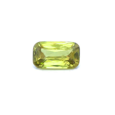 2.80cts Natural Green Sphene Gemstone - Cushion Shape - D25022