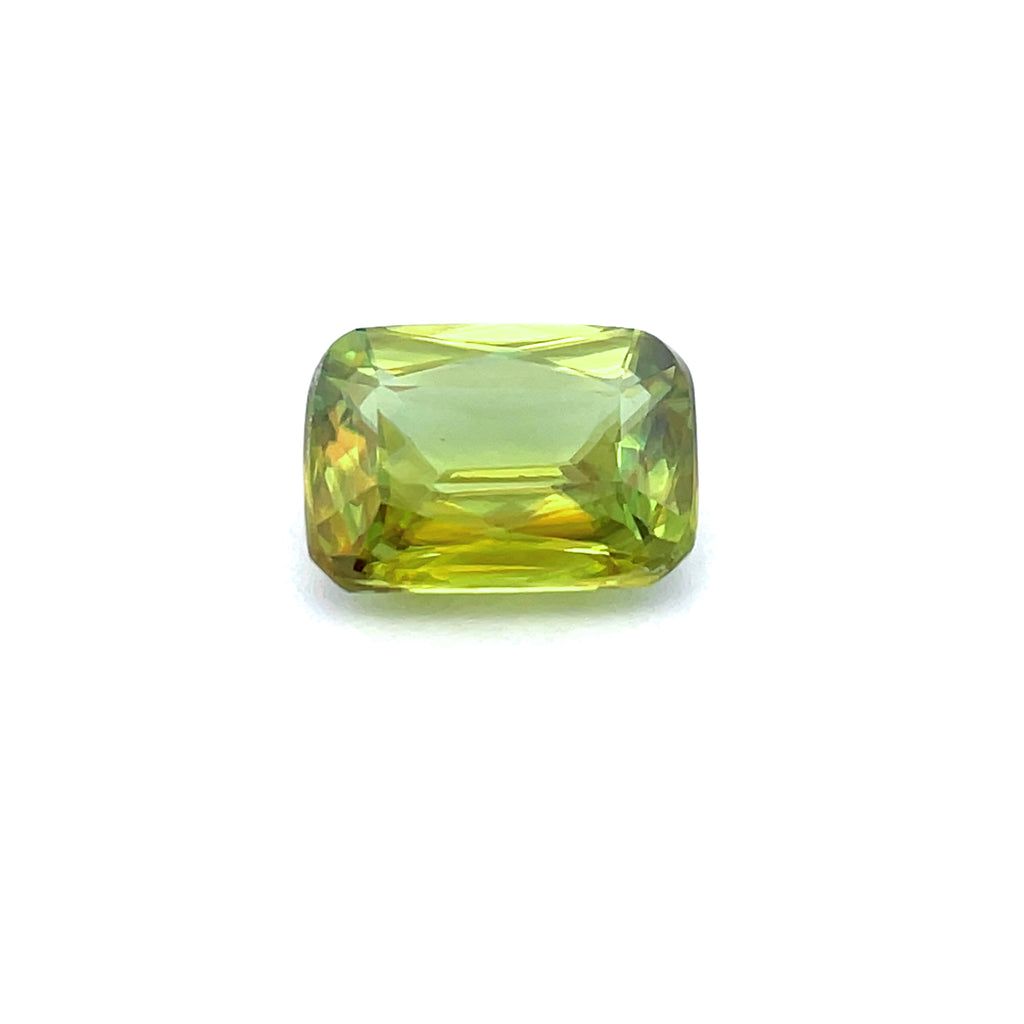 2.69cts Natural Green Sphene Gemstone - Cushion Shape - D25024
