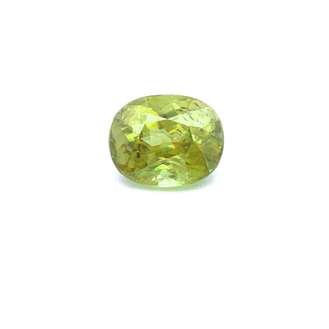 2.70cts Natural Green Sphene Gemstone - Oval Shape - D25027