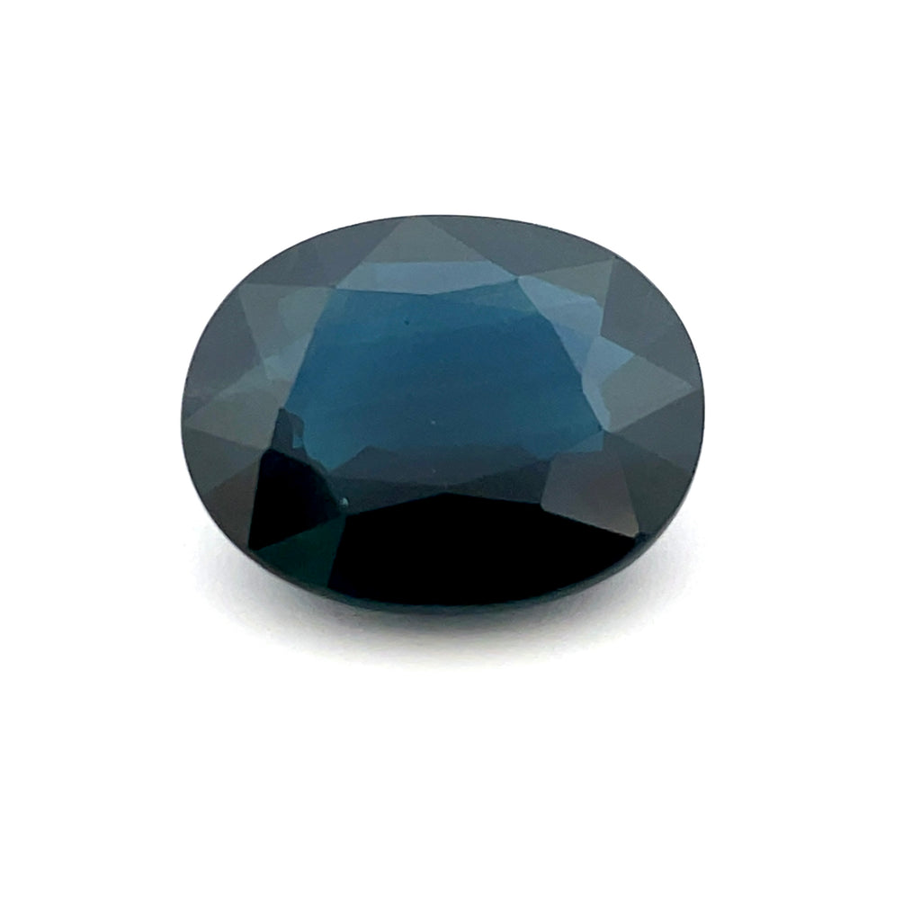 7.27cts Natural Heated Blue Sapphire Gemstone - Oval Shape - D25102