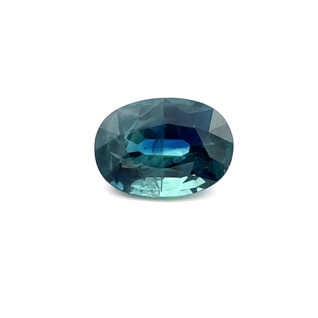 4.09cts AGL Natural Heated Blue Sapphire Gemstone - Oval Shape - D25104