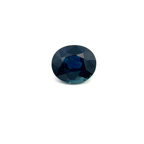 2.52cts Natural Heated Blue Sapphire Gemstone - Oval Shape - D25107