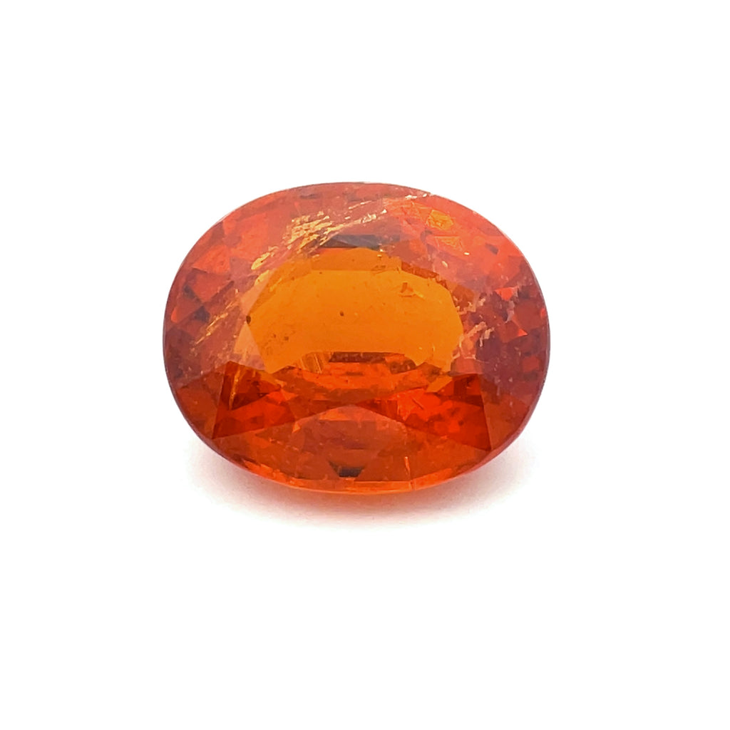 10.33cts Natural Fanta Spessartite Garnet Gemstone - Oval Shape - D25121