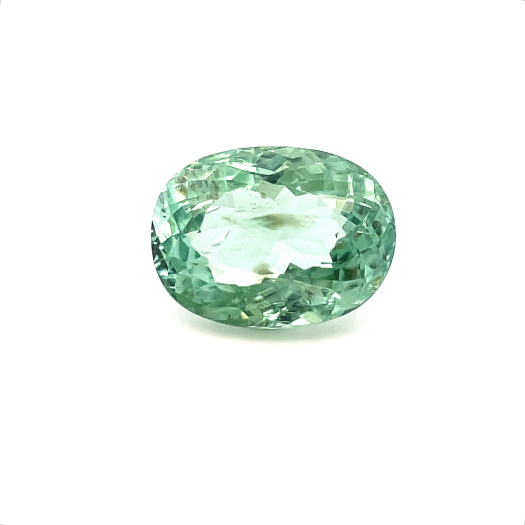 5.29cts Natural Green Paraiba Tourmaline Gemstone - Oval Shape - D25127