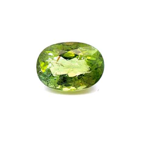 6.43cts Natural Green Sphene Gemstone - Oval Shape - D25128