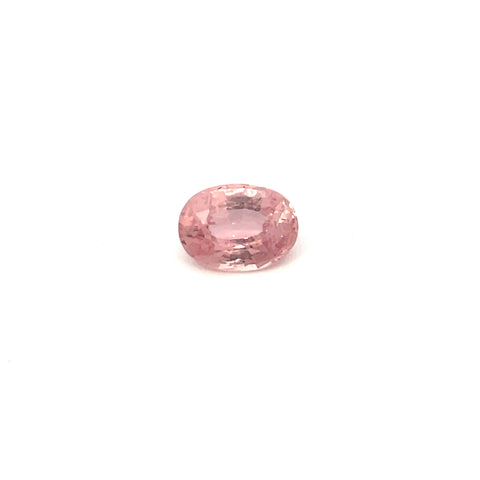 1.00 cts Natural Padparadscha Sapphire Gemstone - Oval Shape - JS-29