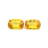 3.86cts Natural Beryllium Yellow Sapphire Gemstone - Cushion Shape - RS