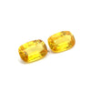 3.86cts Natural Beryllium Yellow Sapphire Gemstone - Cushion Shape - RS