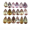 9.21cts 18Pcs Lot Natural Color Change Garnet Gemstone - Pear Shape - 24998RGT