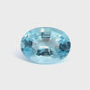 7.26 cts Natural  Blue Aquamarine Gemstone - Oval Shape -1742RGT