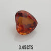 3.45cts Natural Gemstone Spessartite Garnet - Heart Shape - D045-5