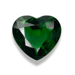 3.72cts Natural Gemstone Green Chrome Tourmaline - Heart Shape - 113RGT