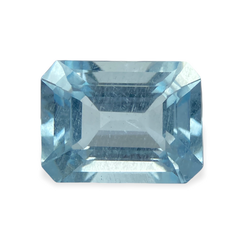 2.27cts Natural Blue Aquamarine Gemstone  - Octagon Shape - 1245RGT2