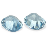 2.29cts Natural Blue Aquamarine Gemstone  - Oval Shape Pair - 1245RGT3