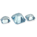 2.41cts Natural Blue Aquamarine Gemstones  - Octagon Shape Set - 1245RGT7