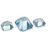 2.41cts Natural Blue Aquamarine Gemstones  - Octagon Shape Set - 1245RGT7