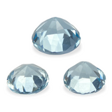 2.82cts Natural Blue Aquamarine Gemstones  - Round Shape Set - 1245RGT8
