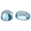 3.98cts Natural Blue Aquamarine Gemstones  - Cushion Shape Pair - 1247RGT6