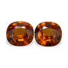 5.65cts Natural Gemstone Mandarin Spessartite Garnet Pair - Oval Shape Pair - 1279RGT