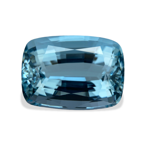 17.35 cts Natural Frosty Blue Aquamarine Gemstone - Cushion Shape -1369RGT