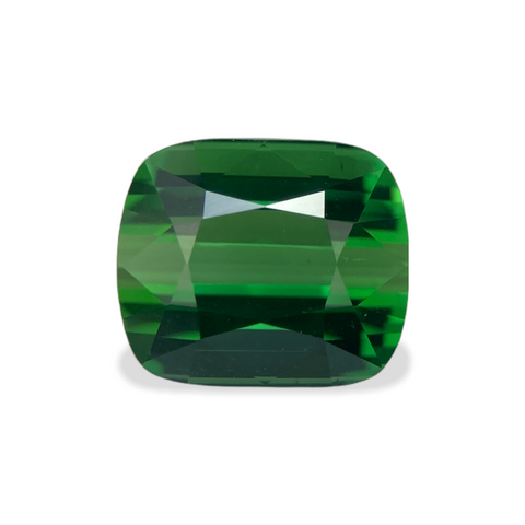 5.63 cts Natural Green Tourmaline Gemstone - Cushion Shape - 1421RGT
