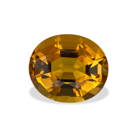 3.68cts Natural Golden Yellow Tourmaline Gemstone - Oval Shape -1448RGT