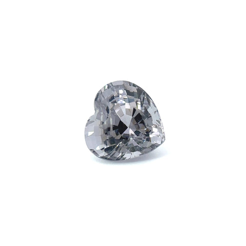 2.28 cts Natural Gemstone Ice Grey Spinel - Heart Shape - 1582RGT
