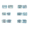 18.11cts Natural Blue Aquamarine Lot - Octagon Shape - 12pcs - 1PRGT-2